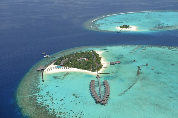 Seychelles Island in the Maldives