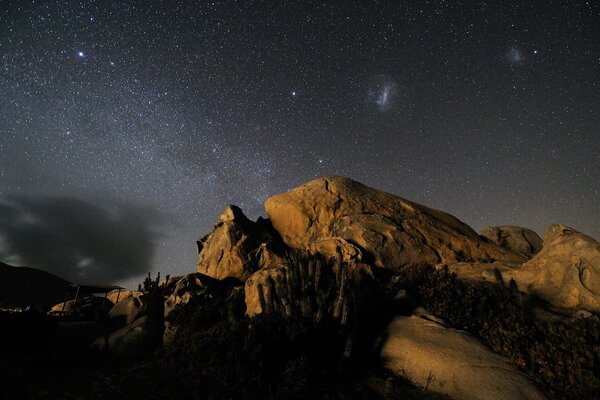 Cielo stellato nelle Ande