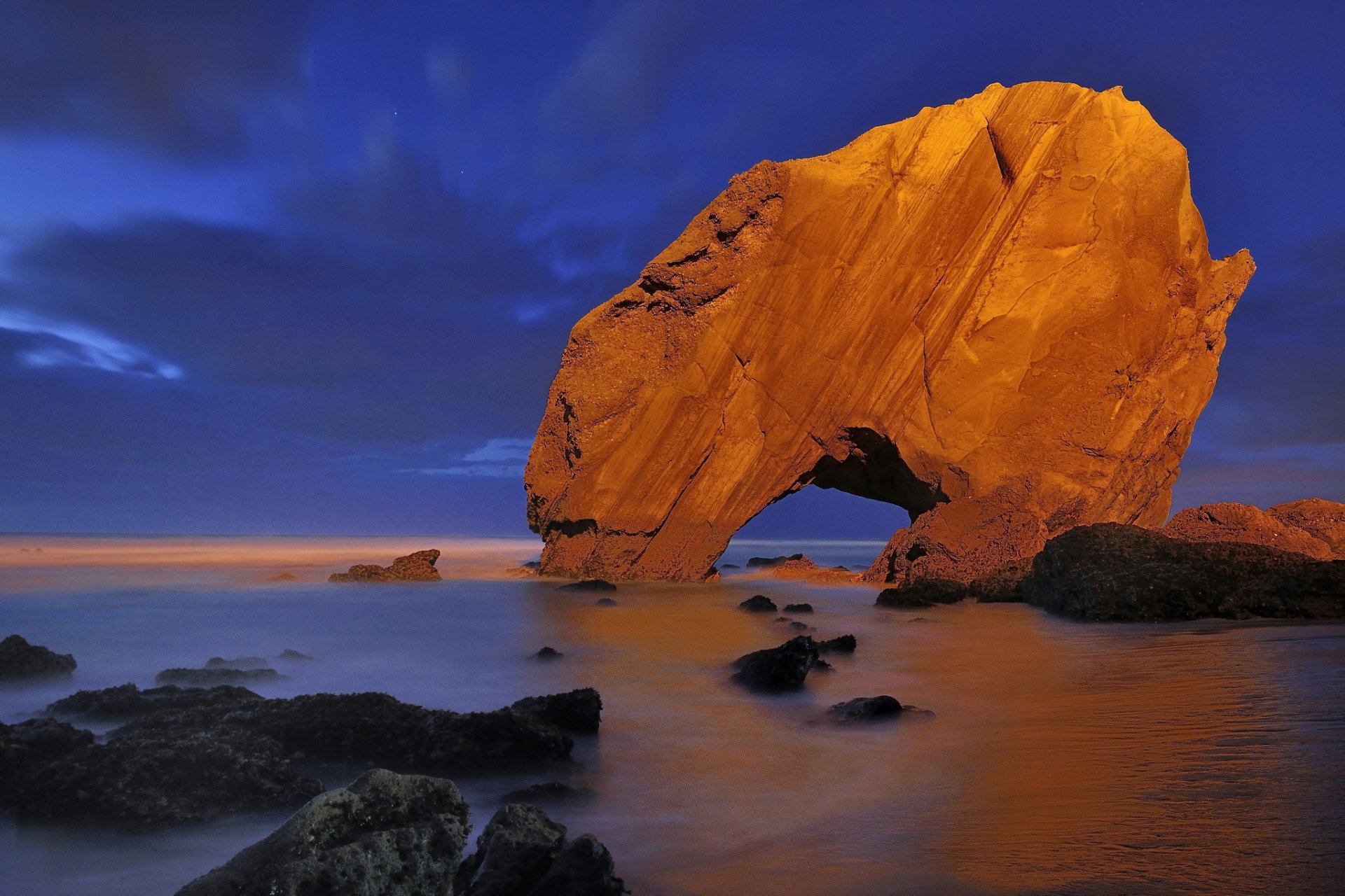 penedo fare guincho santa cruz oceano roccia pietre spiaggia natura portogallo