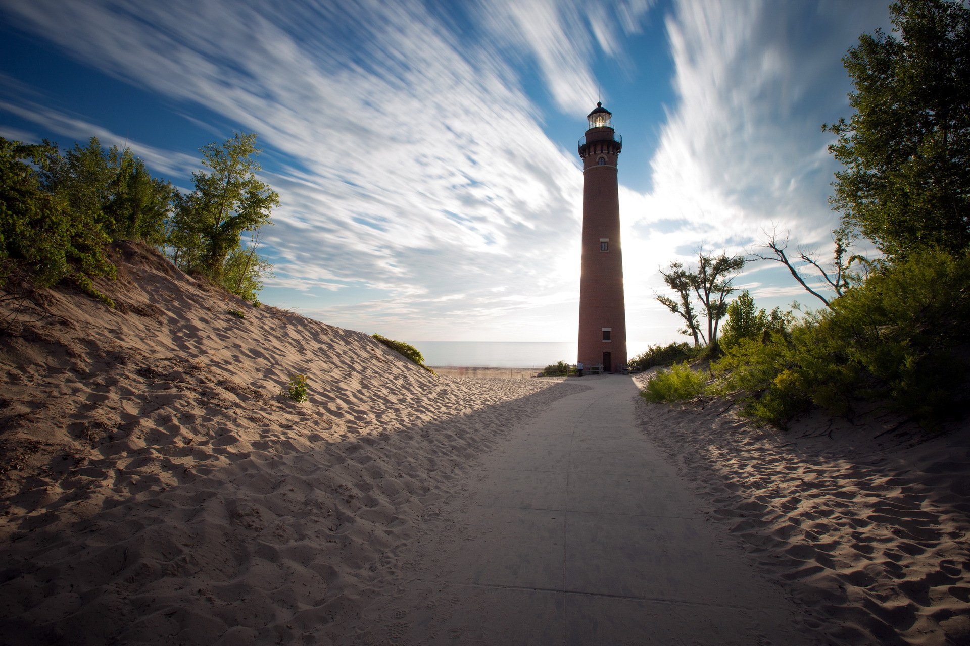 phare ciel paysage