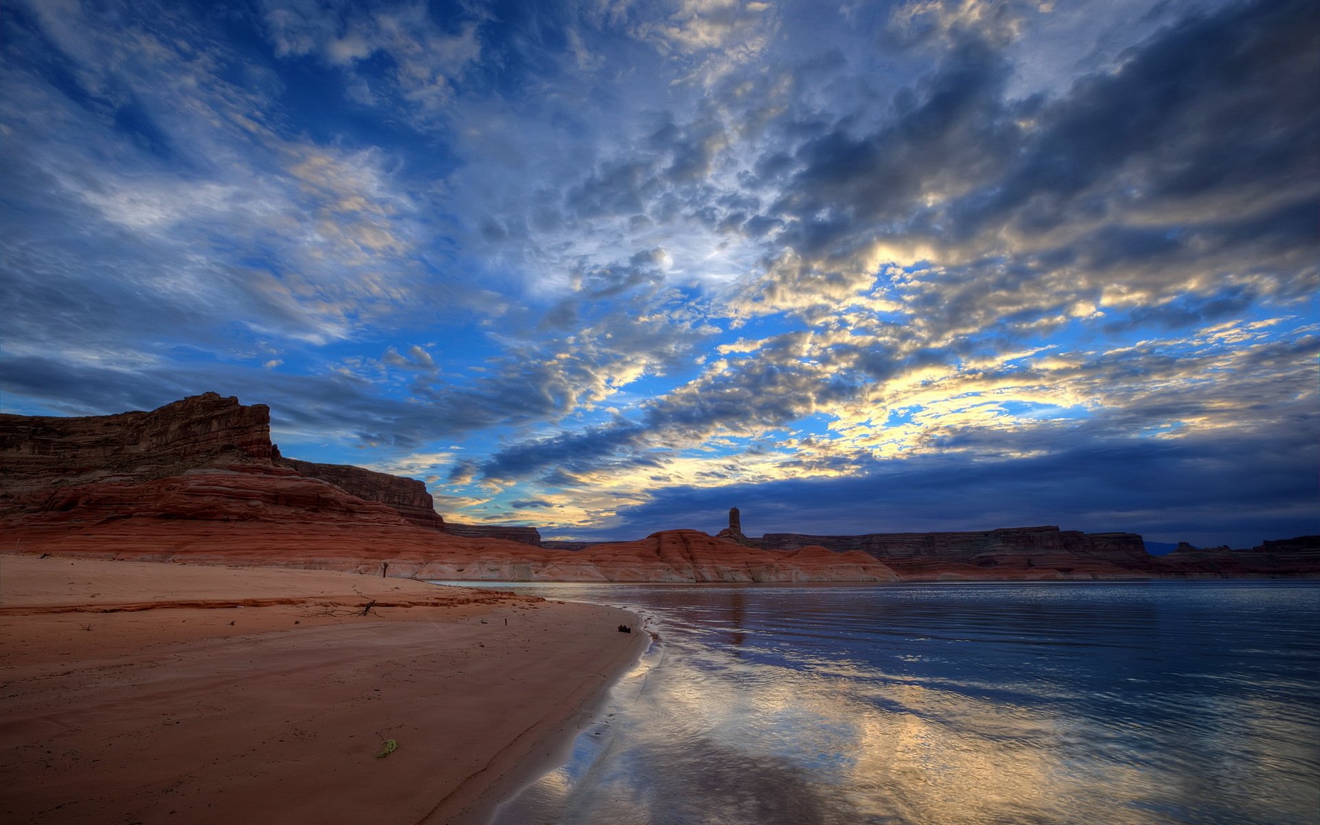 lac powell ciel paysage