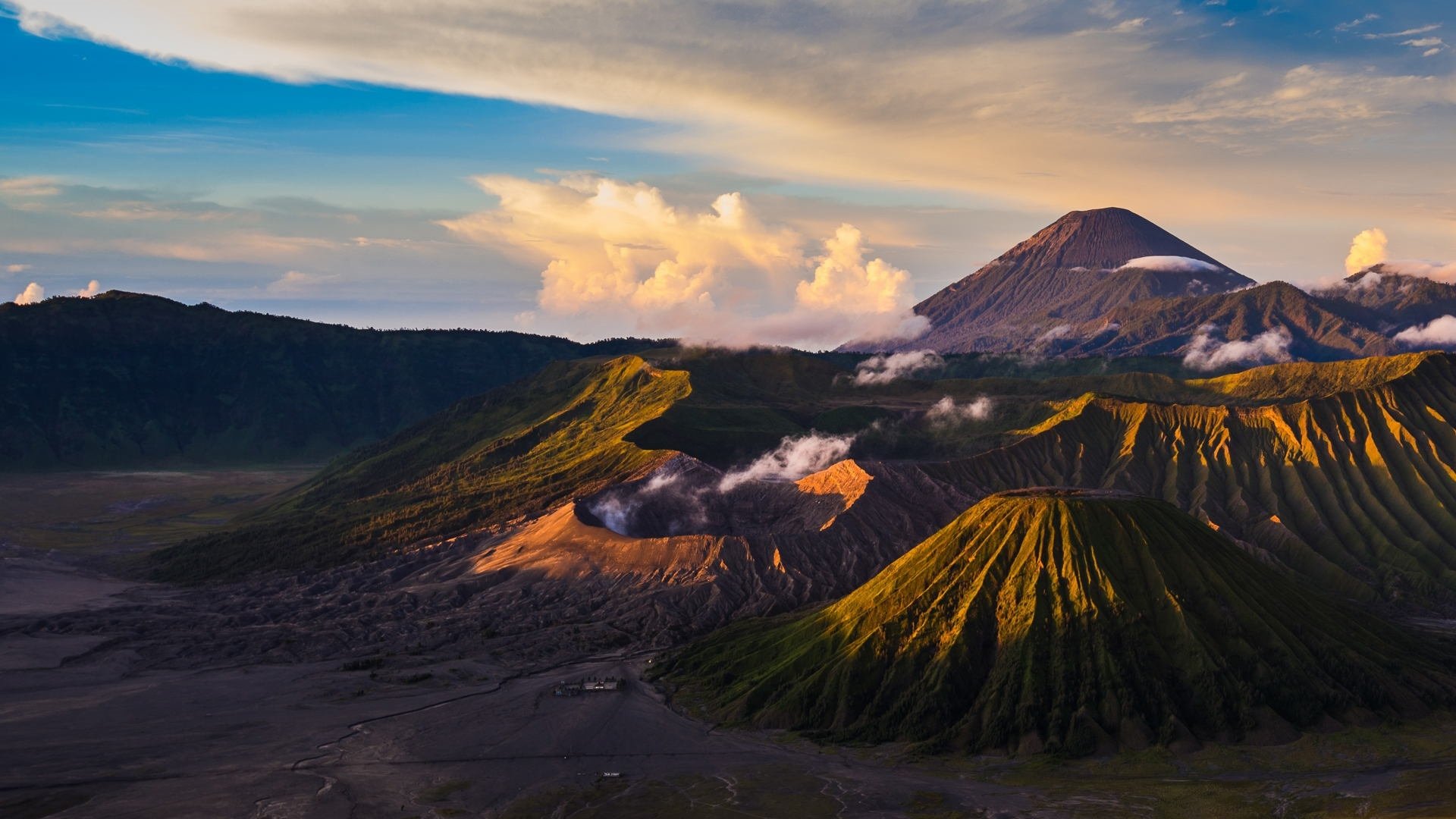 indonesia java complejo volcánico-caldera tengger tengger volcán activo bromo