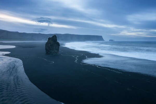 Nachtlandschaft am Meer