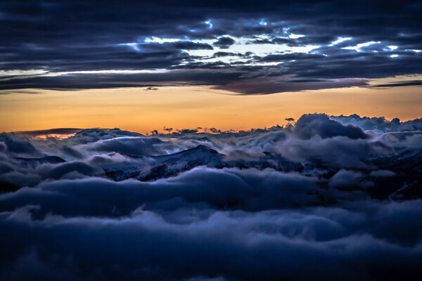 Blue sky with white clouds