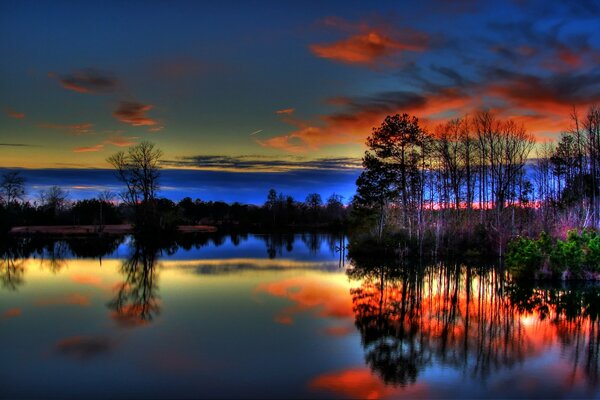 Neu am Himmel am Waldsee