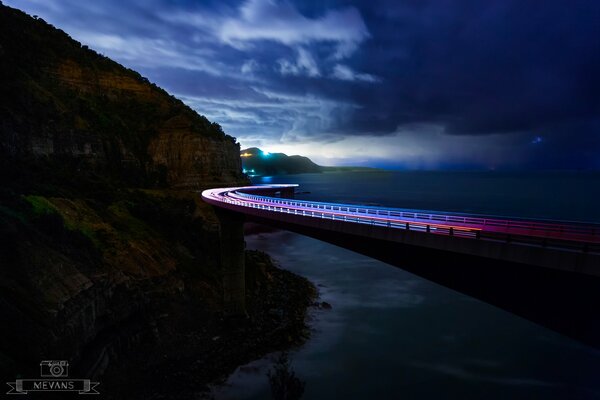 Luci al CEA Cliff Bridge in Australia