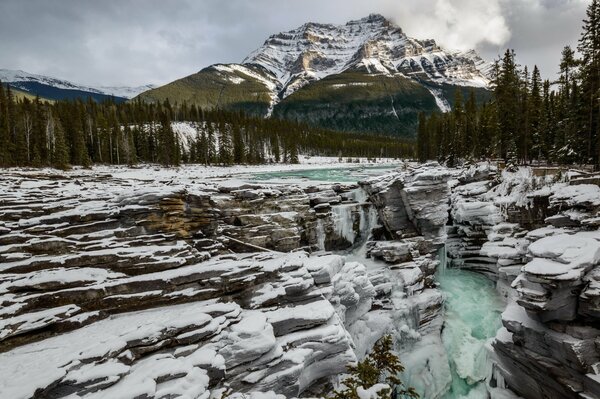 Fluss im Jasper National Park