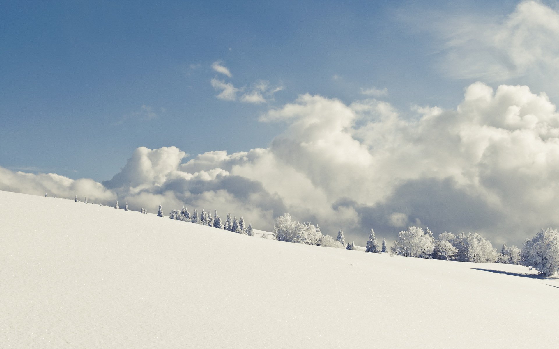 inverno neve cielo paesaggio