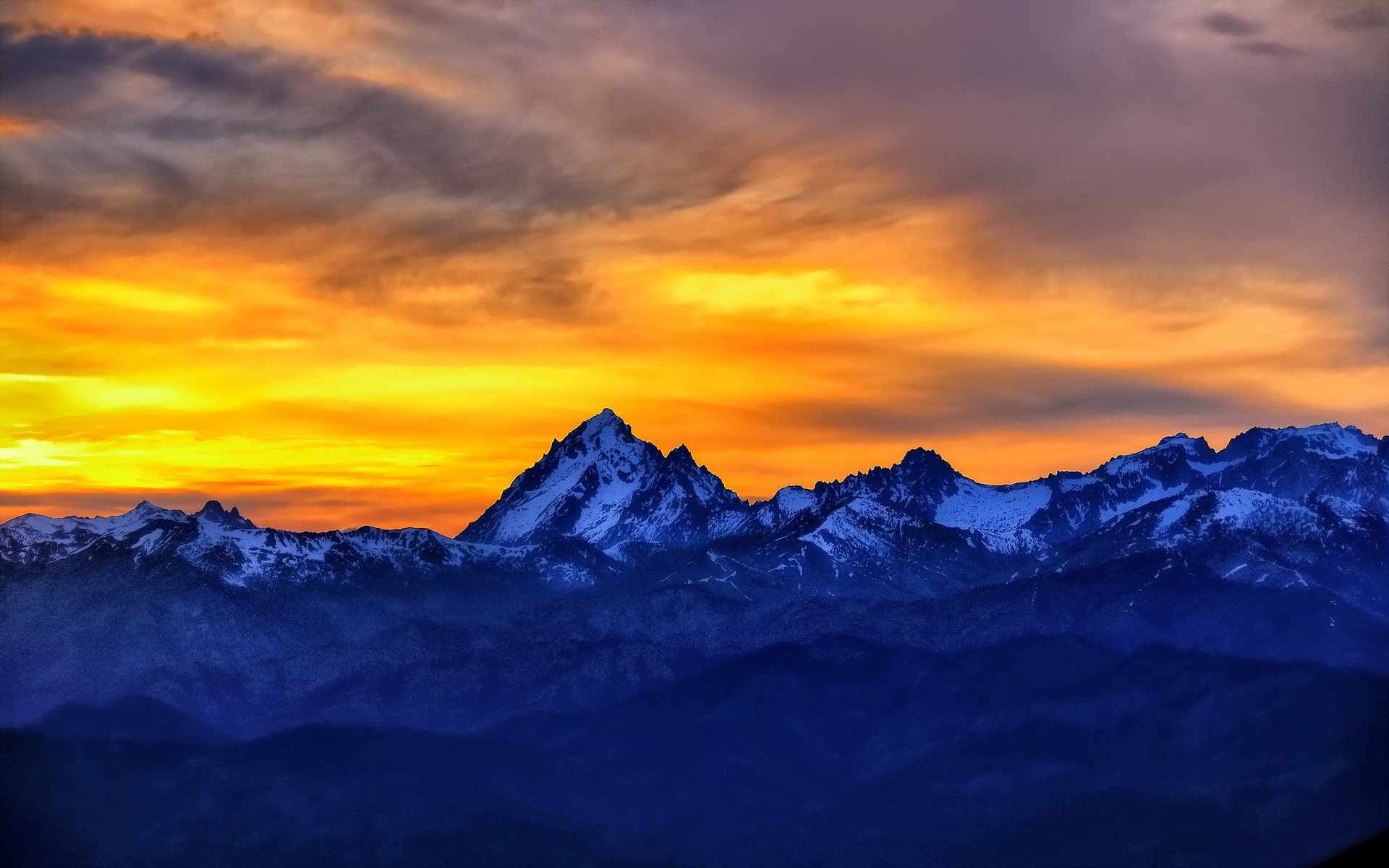 montagne de la table coucher de soleil crépuscule feu et glace