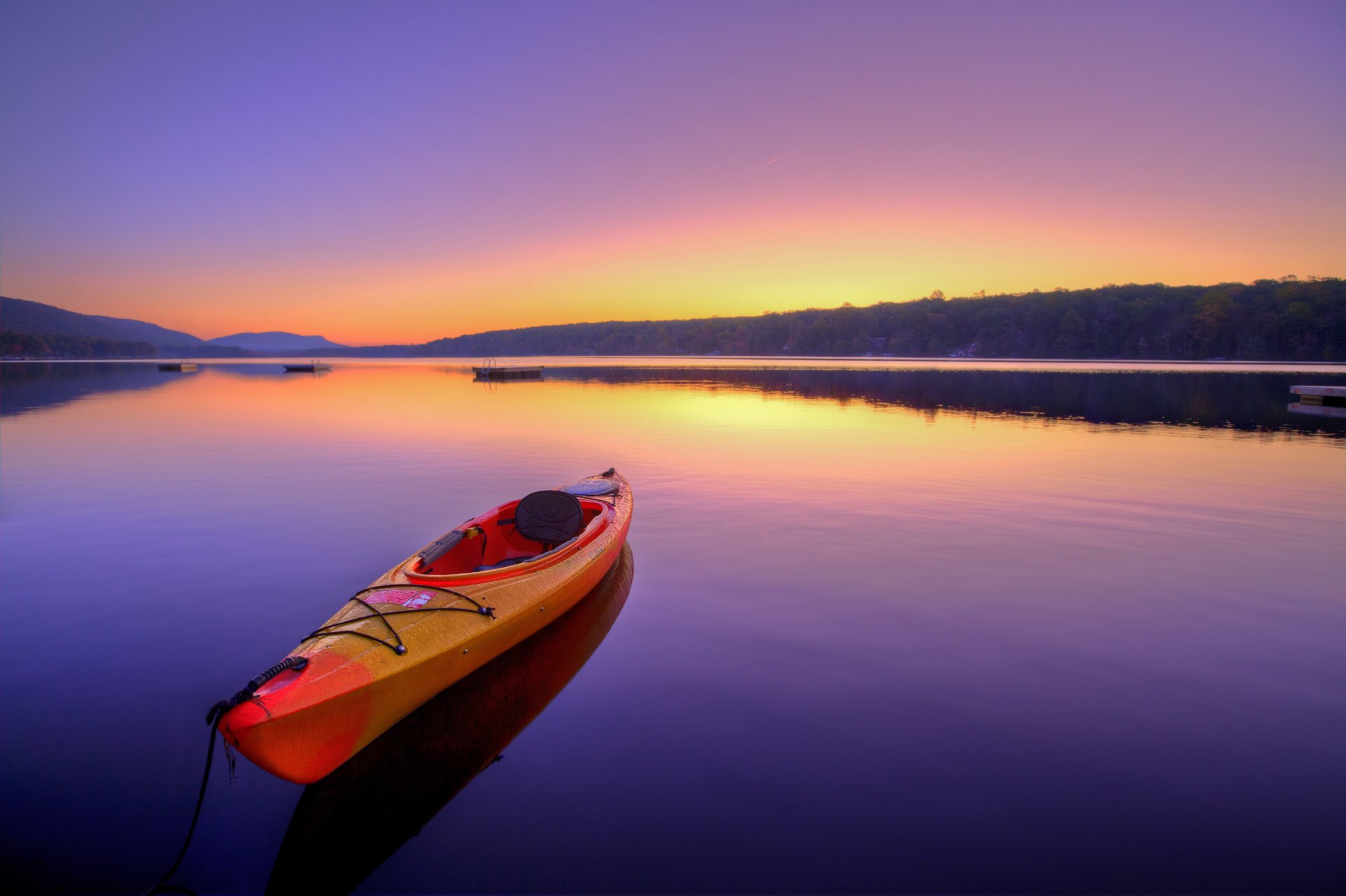 landscape dawn boat sunrise kayak space atmosphere of mind river silence summer tourism sports travel bokeh wallpaper