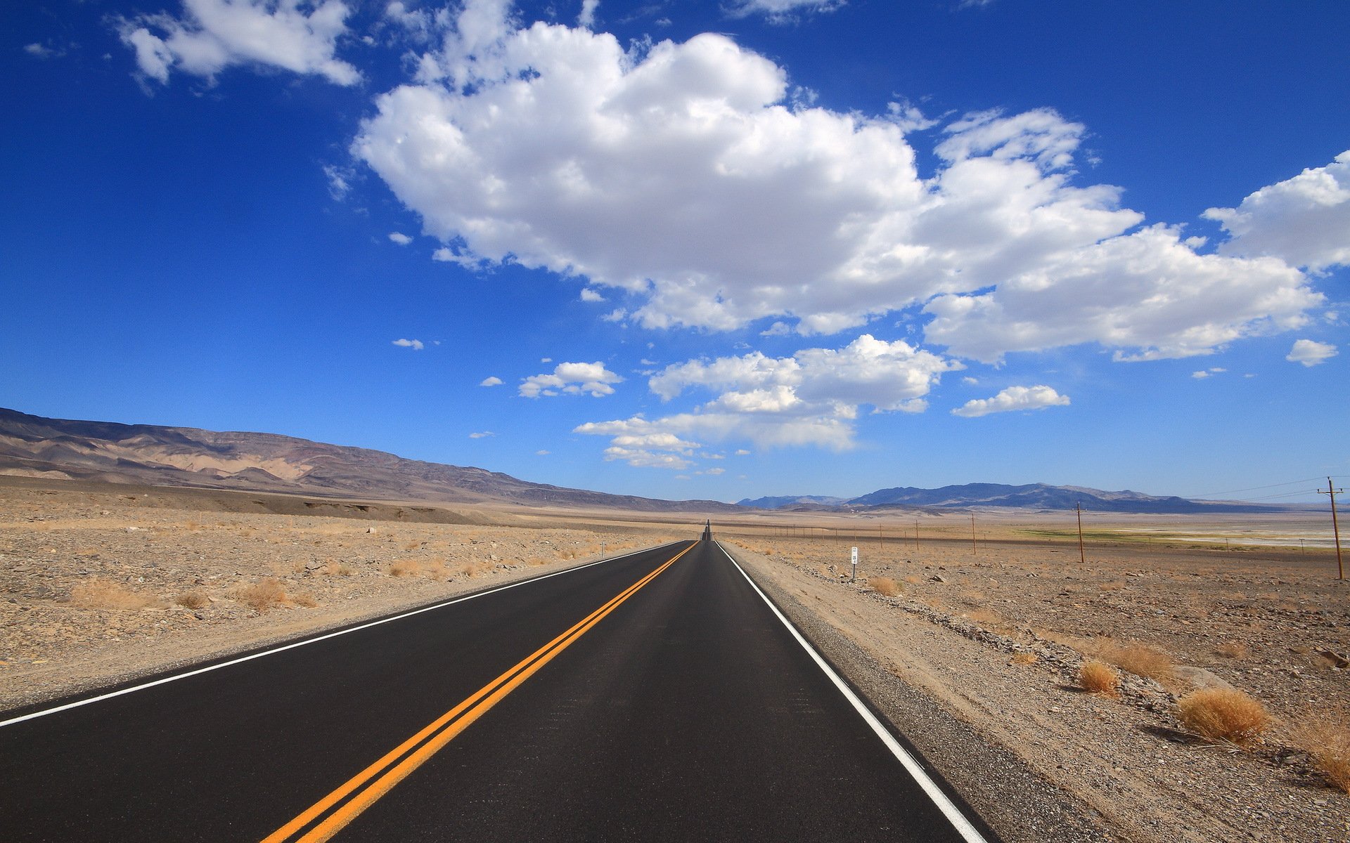 road sky landscape