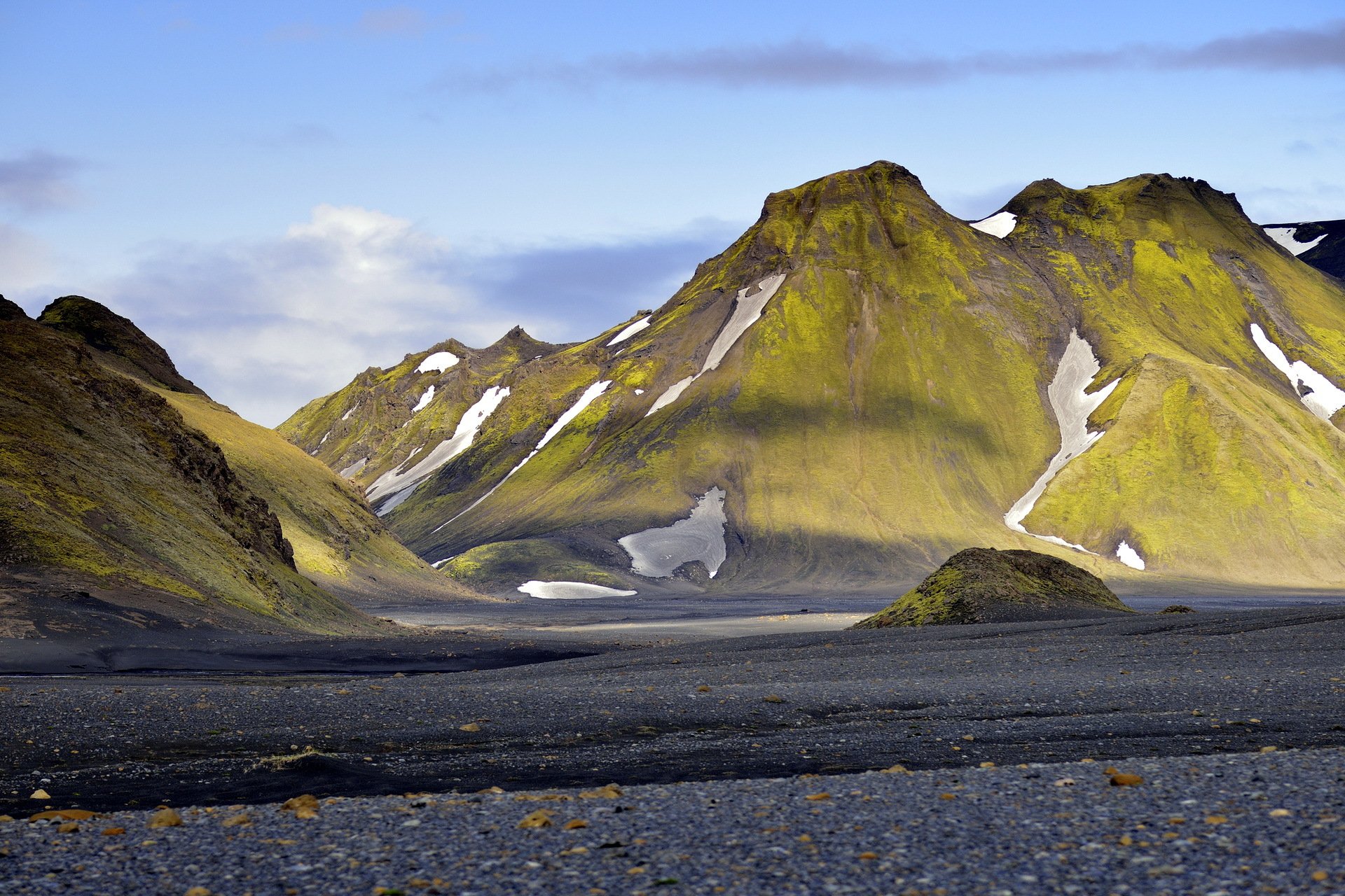 berge himmel landschaft island