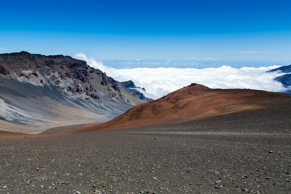 Der Haleakala-Vulkan auf der hawaiianischen Insel Maui