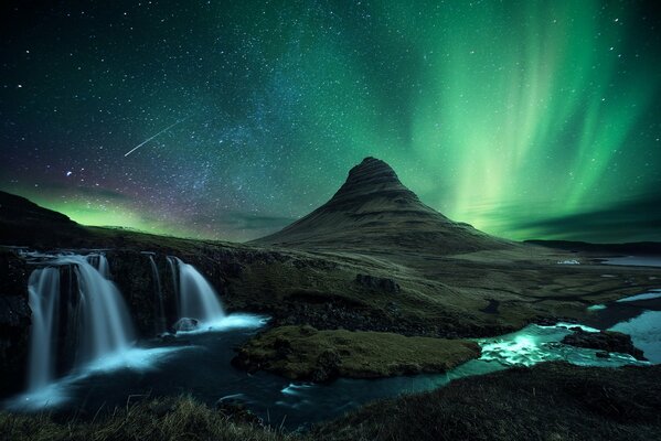 Unusual Northern lights