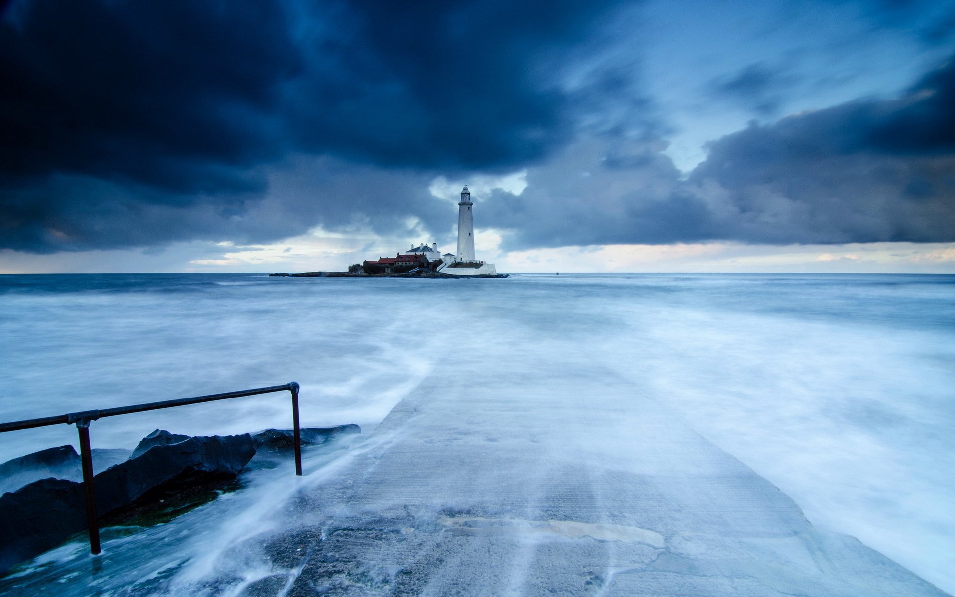 meer leuchtturm landschaft