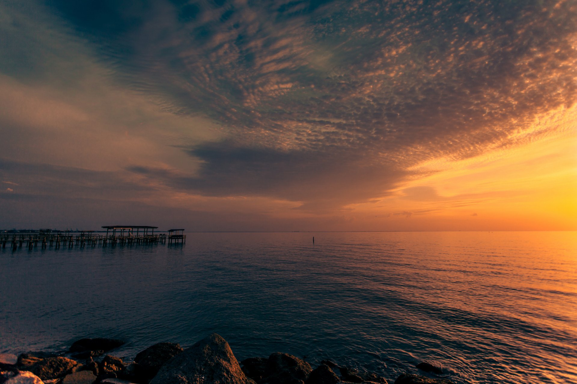 kema texas estados unidos bay boulder amanecer muelle océano mañana costa