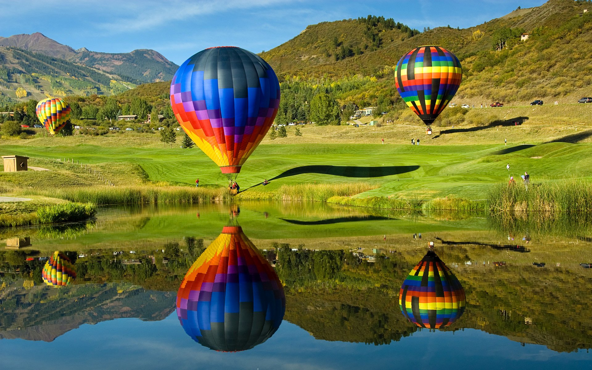 ky mountain lake balloon