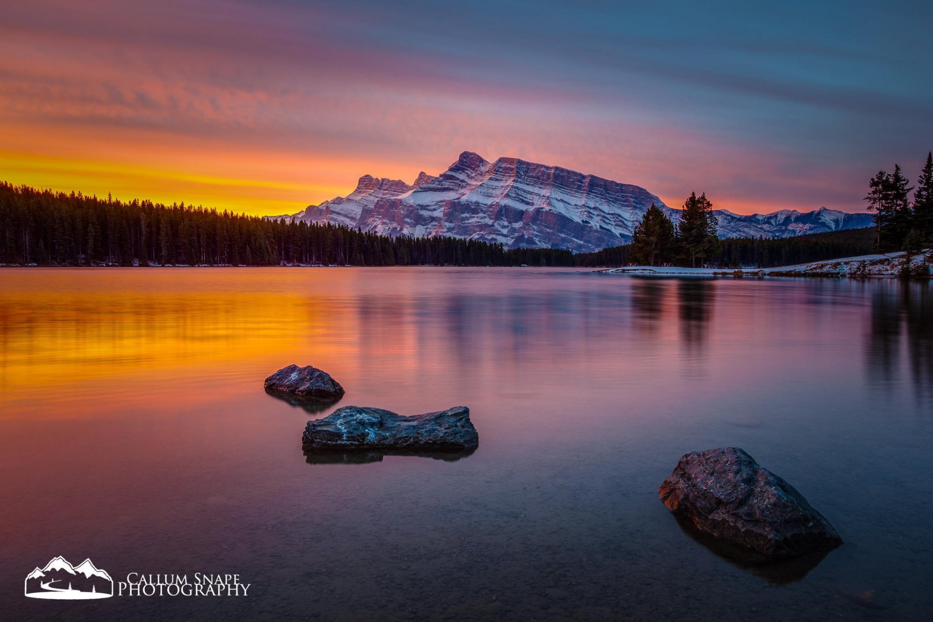 assiniboine provincial park british columbia lake magog alberta mountain lake nature snow forest sunset