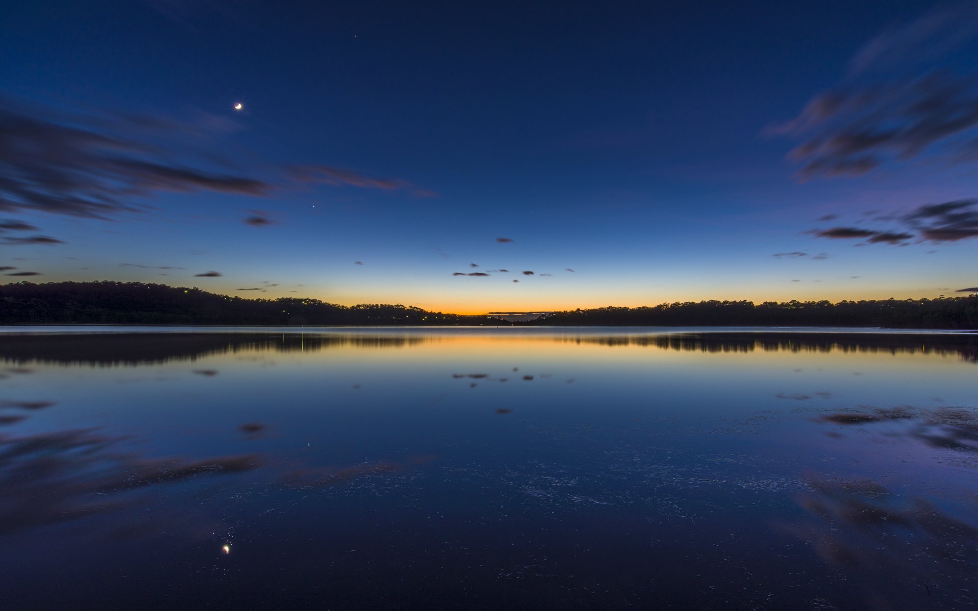 narrabeen lake sydney australia lake nature landscape twilight