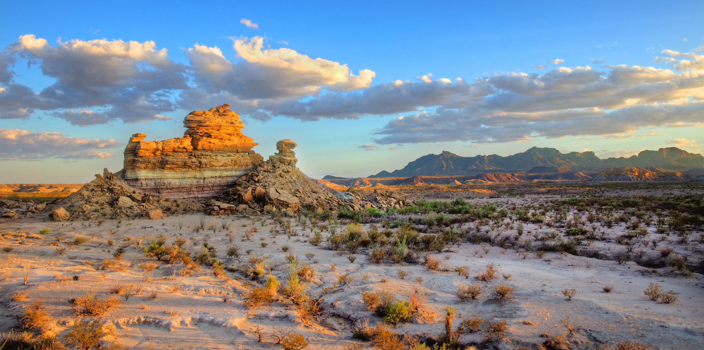 big bend national park united states sky clouds prairie mountain rock