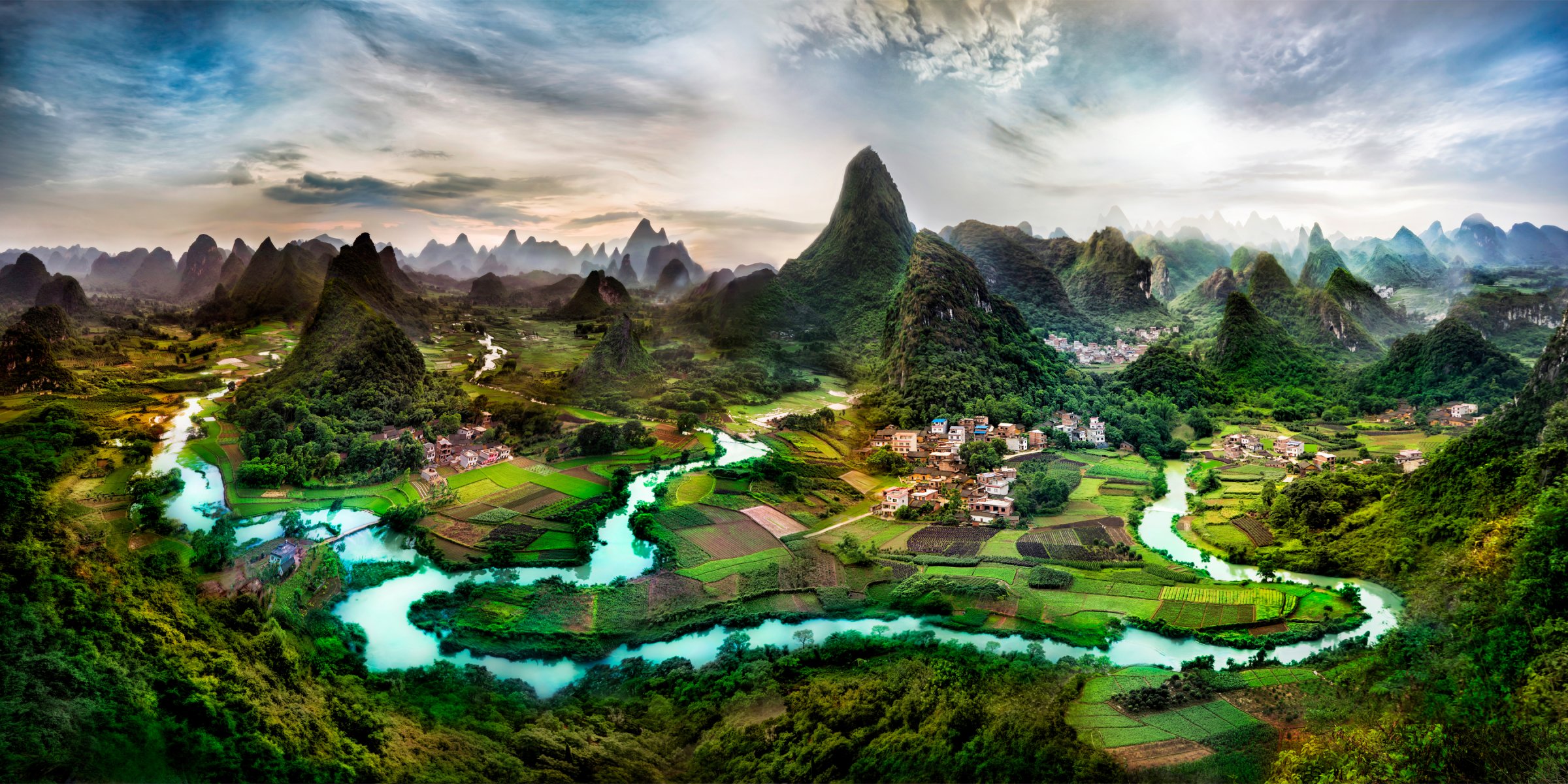 outh of china guangxi Zhuang autonomous region guangxi mountains hill