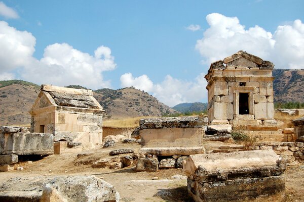 Hieropol est une ville antique. Turquie