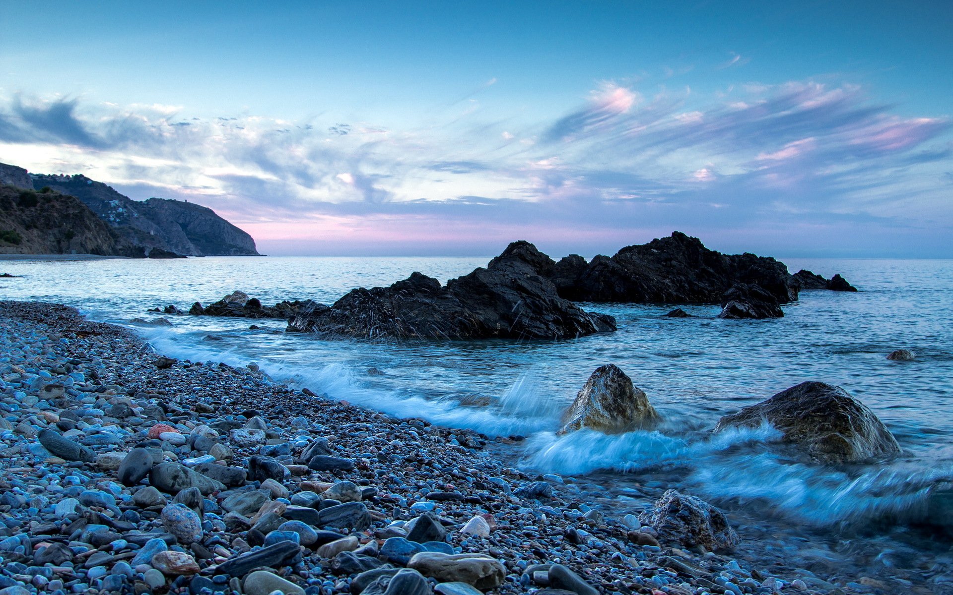 mer côte paysage