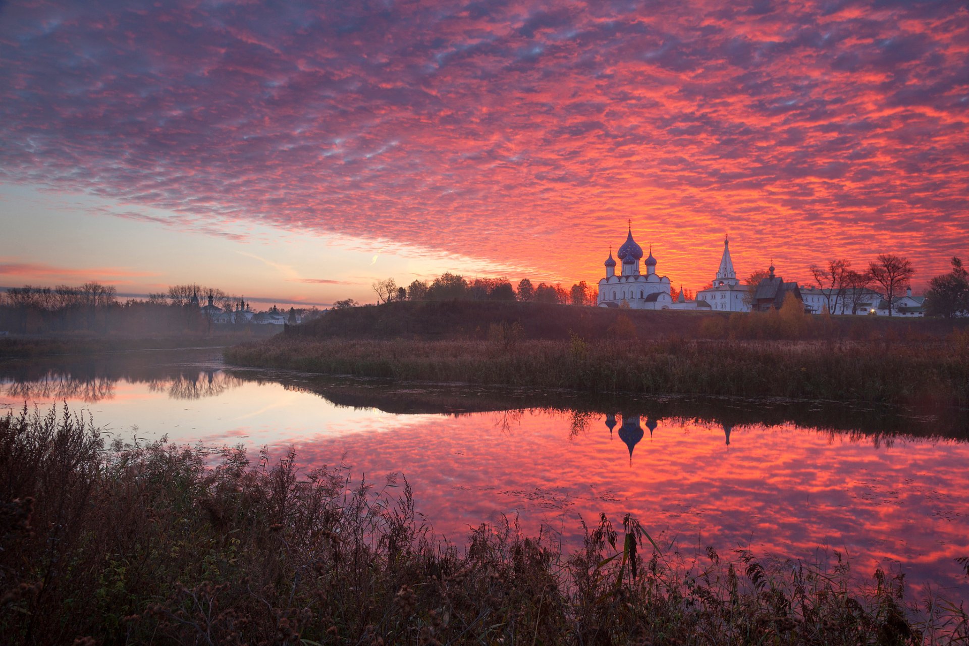 russland oblast wladimir susdal herbst morgen