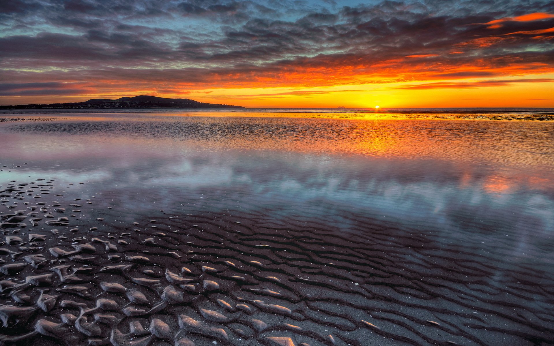 meer sonnenuntergang landschaft