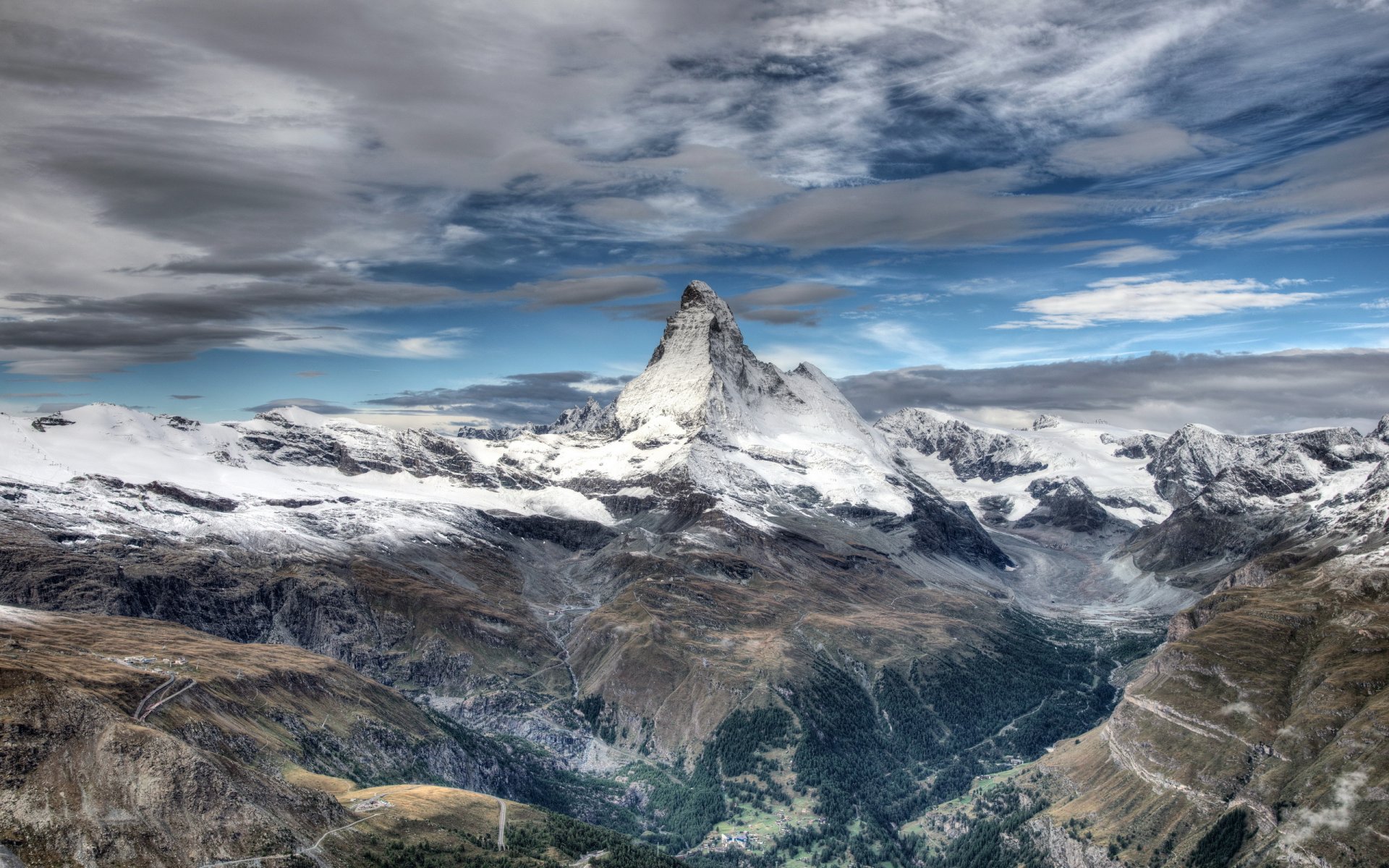 majesteux cervin matterhorn paisaje