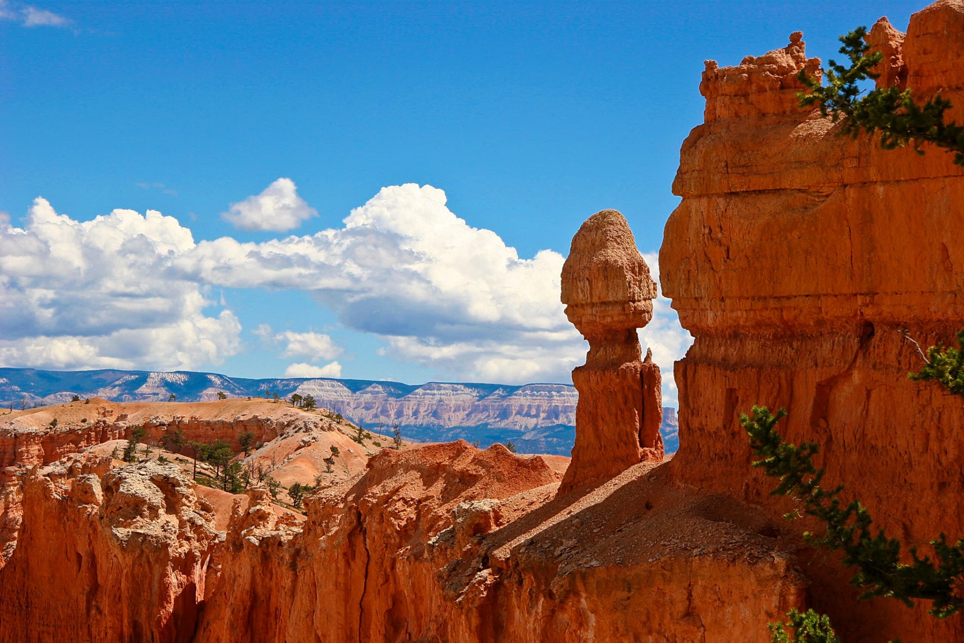 bryce canyon national park united states canyon rock mountain sky cloud