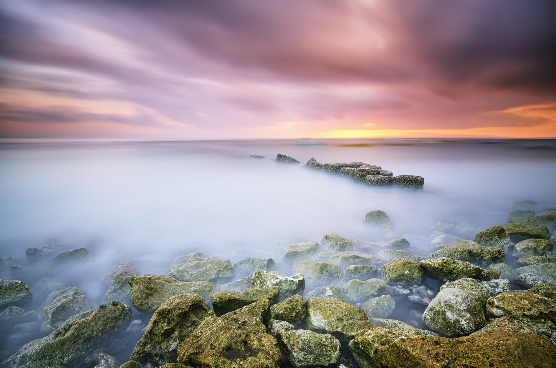 matahari terbit playa sanur bali indonesia piedras océano extracto amanecer