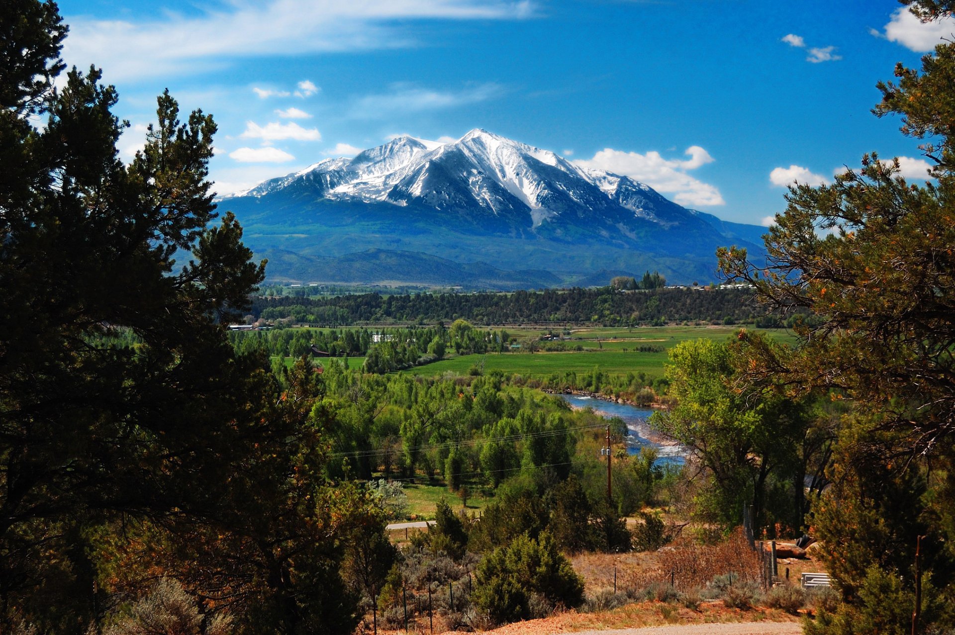 landschaft usa berge wald colorado natur foto