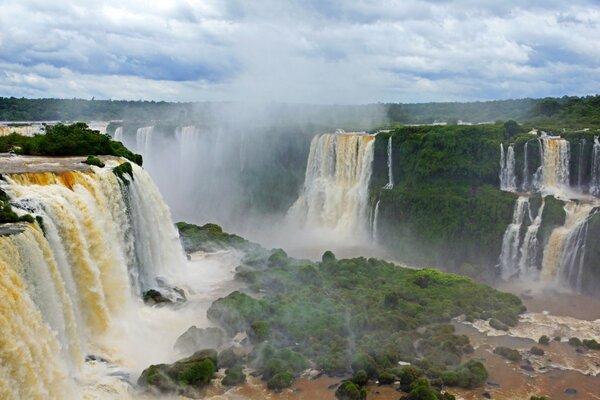 Foto des Iguazu-Falls in Brasilien