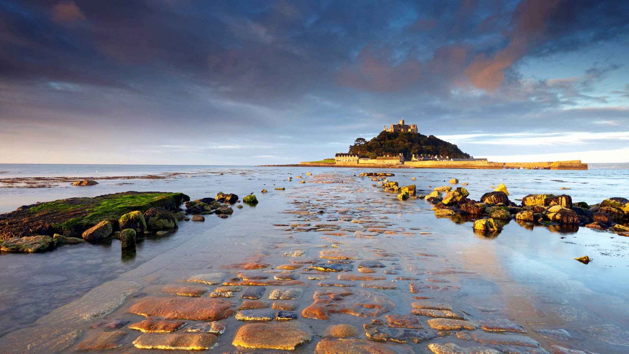 t. michaels mount cornwall landscape