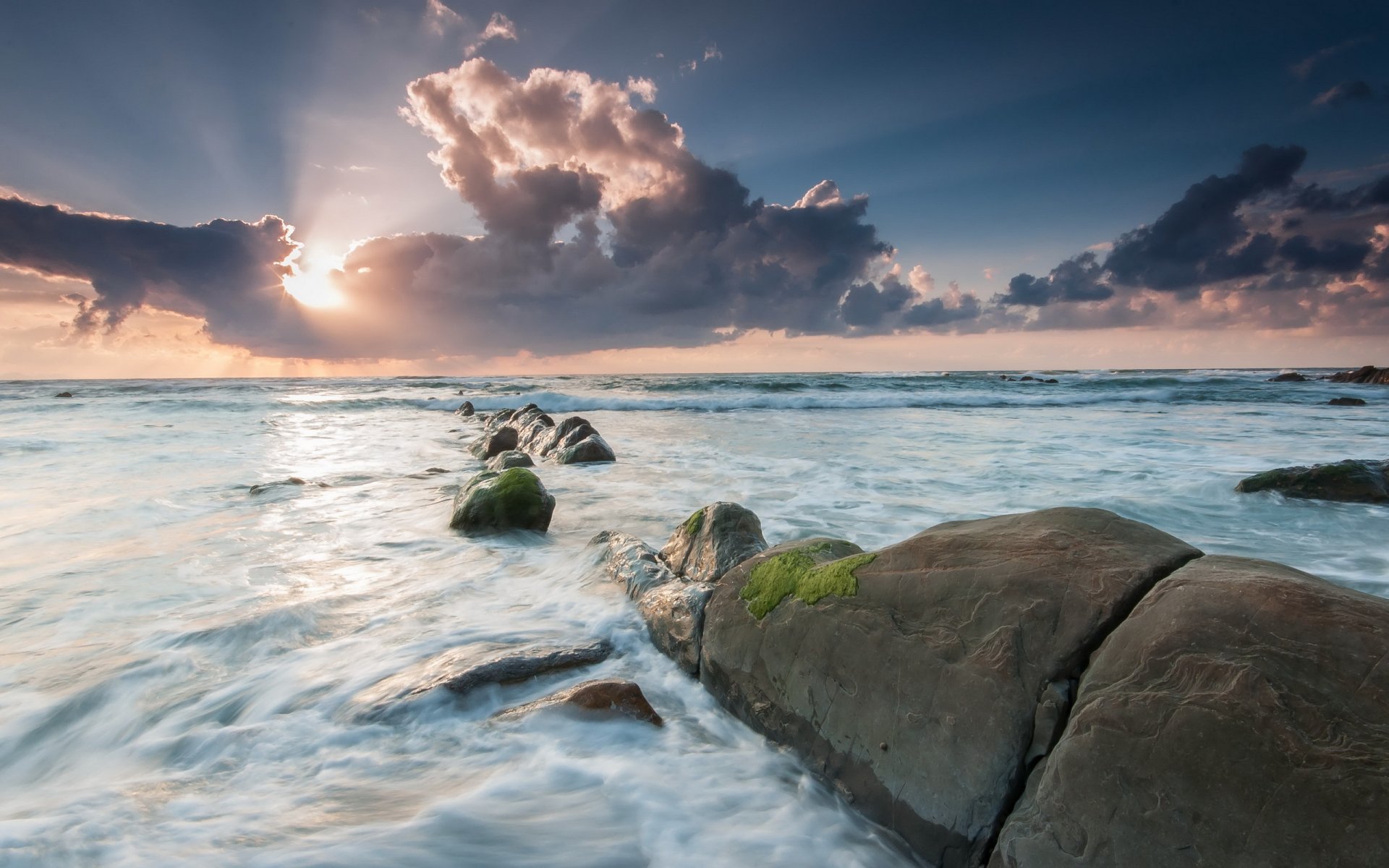 meer sonnenuntergang landschaft