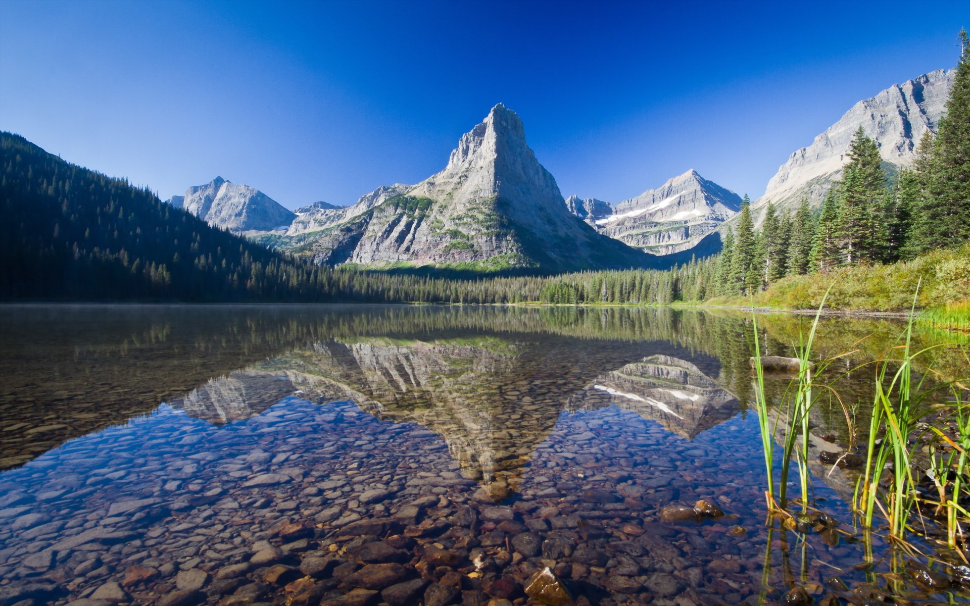 lake mountain landscape