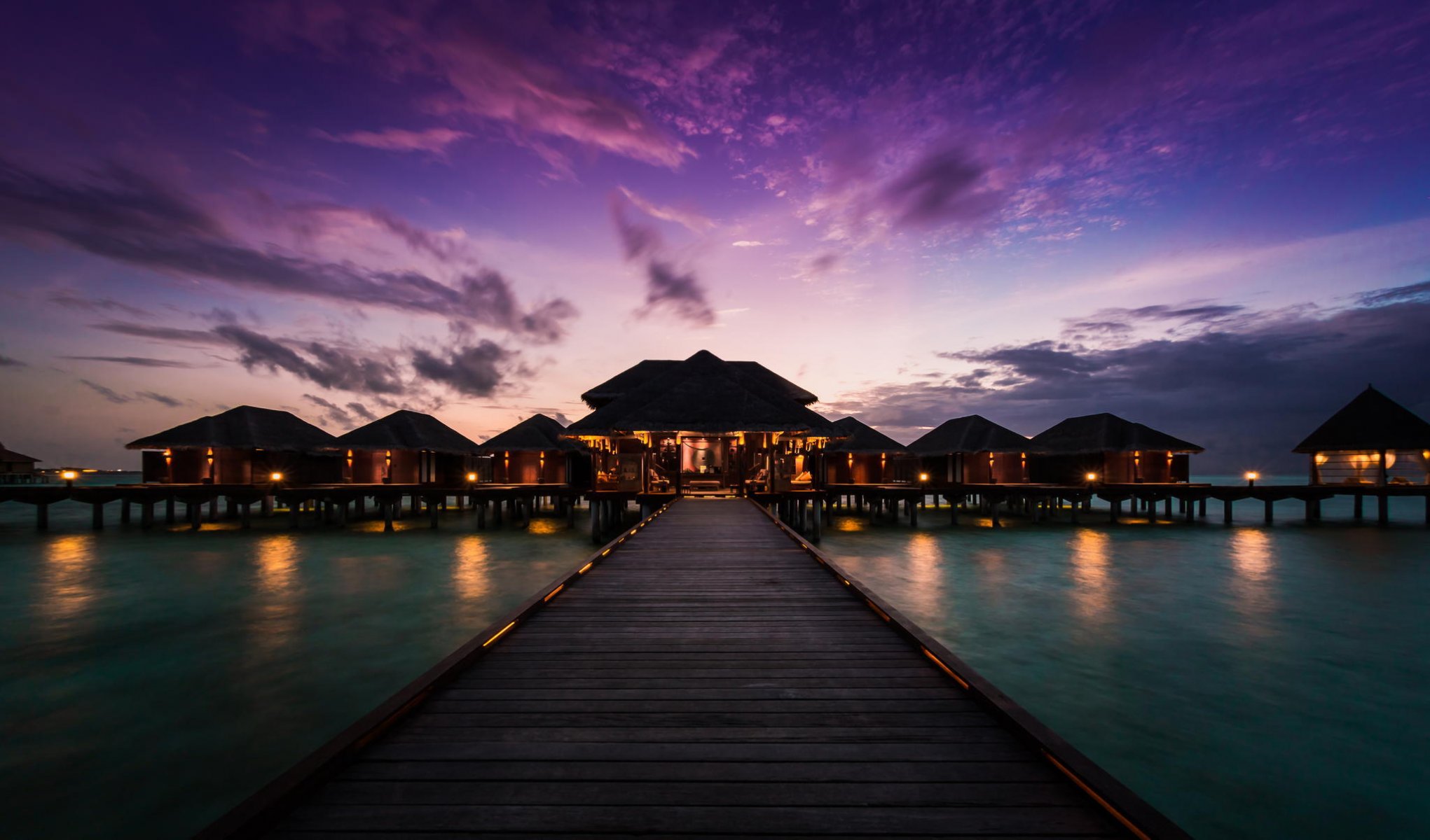 anantara veli resort and spa maldives anantara resort sunset pier bungalow ocean