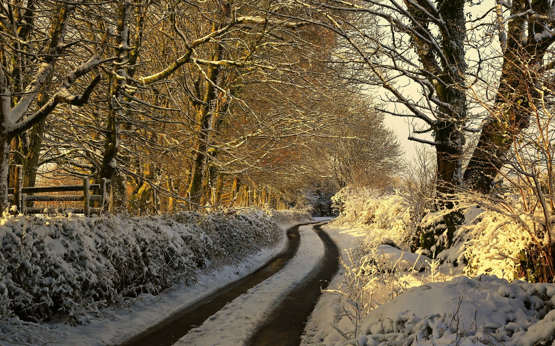 morgen straße winter