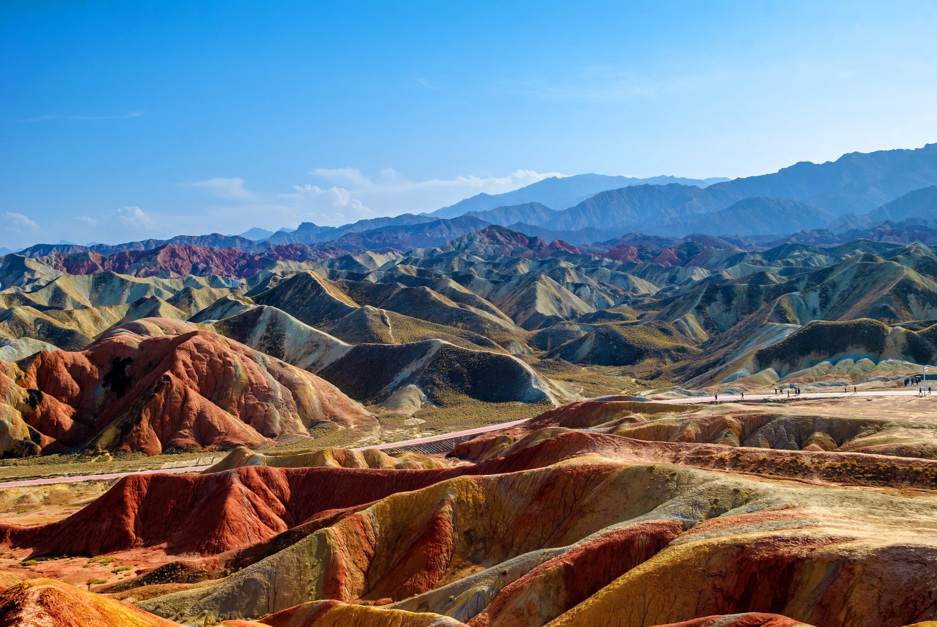 park china berge zhang e danxia natur foto