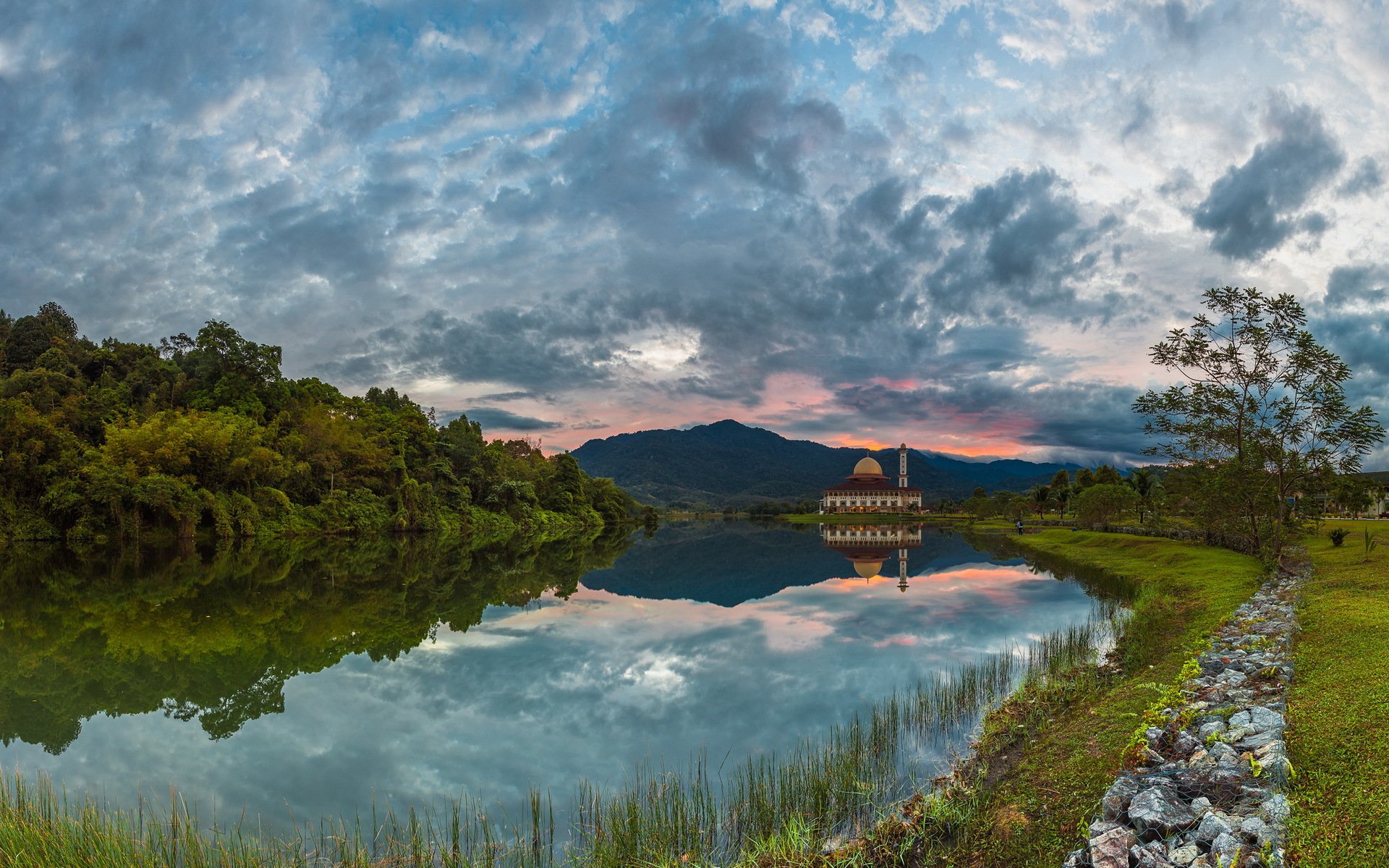 malaysia selangor river sunset