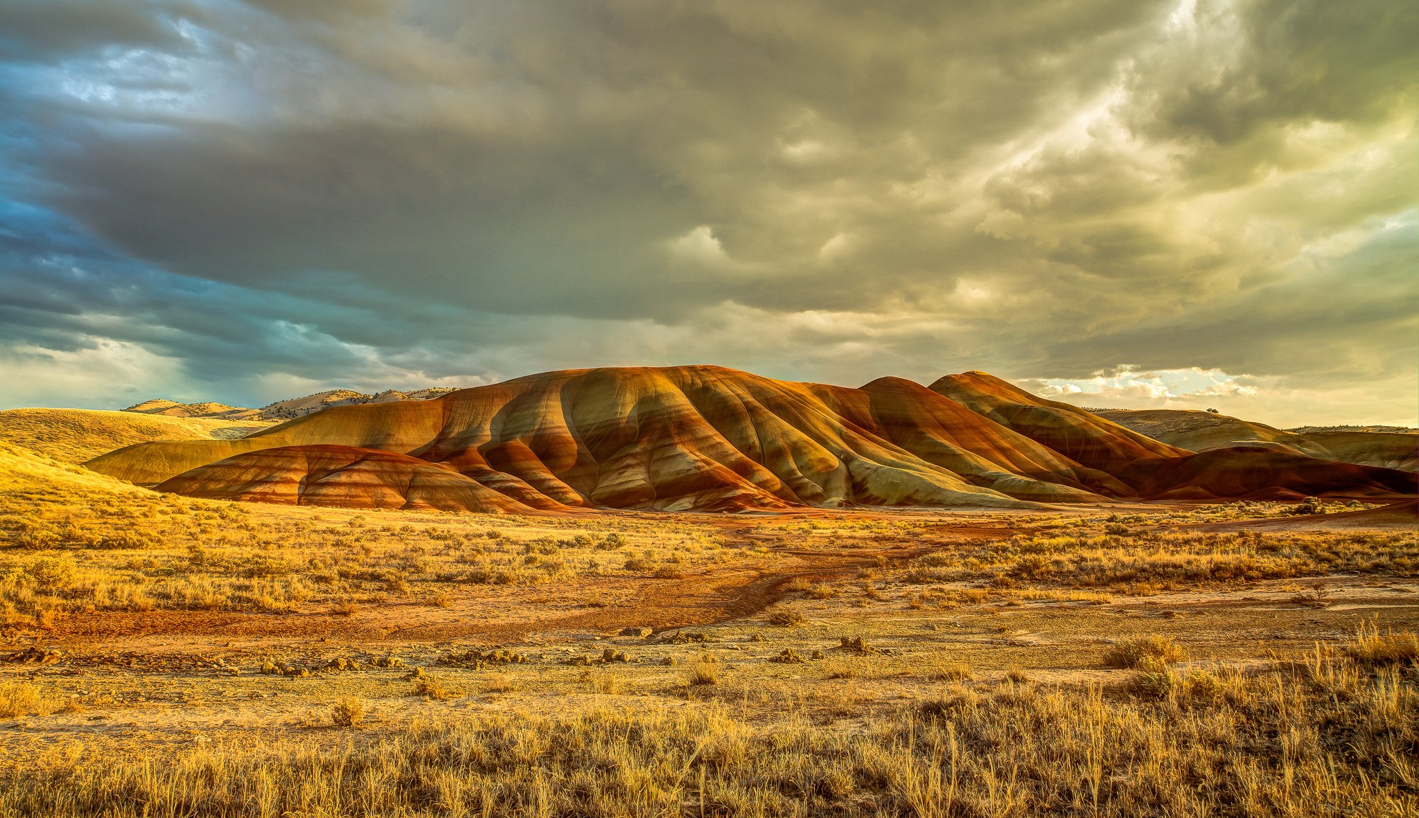 john day fossile betten national monument central oregon usa