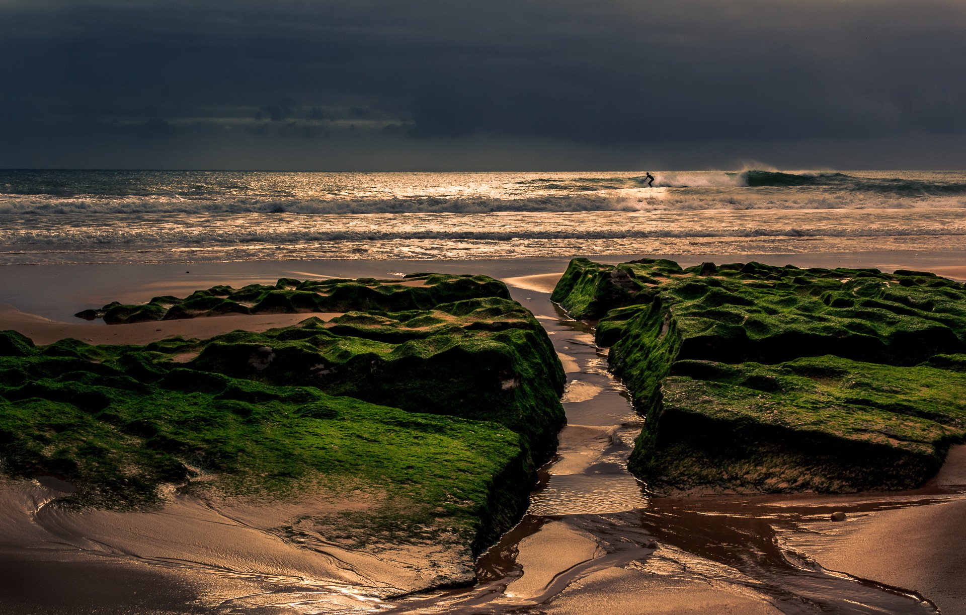 surfer meer landschaft sport