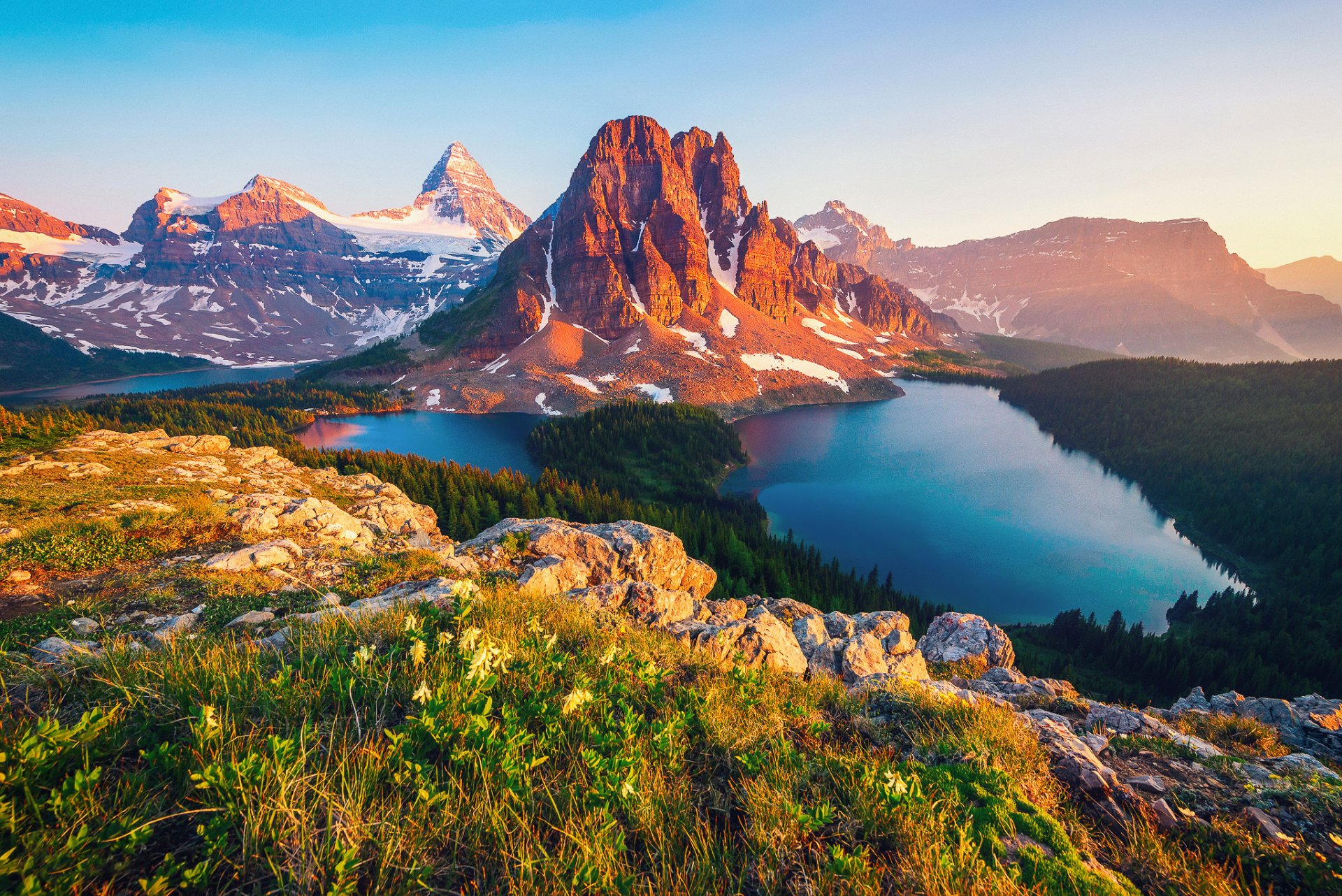 kanada british columbia berge wald