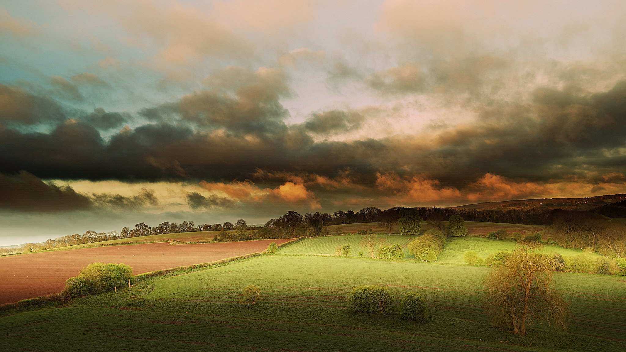 angleterre gloucestershire comté matin