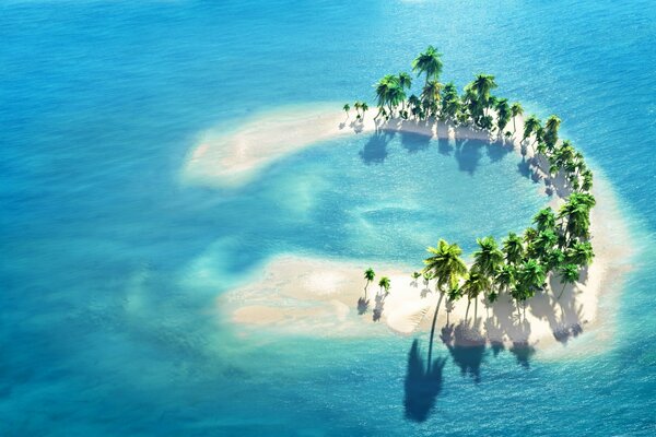 Райское место на Мальдивских островах