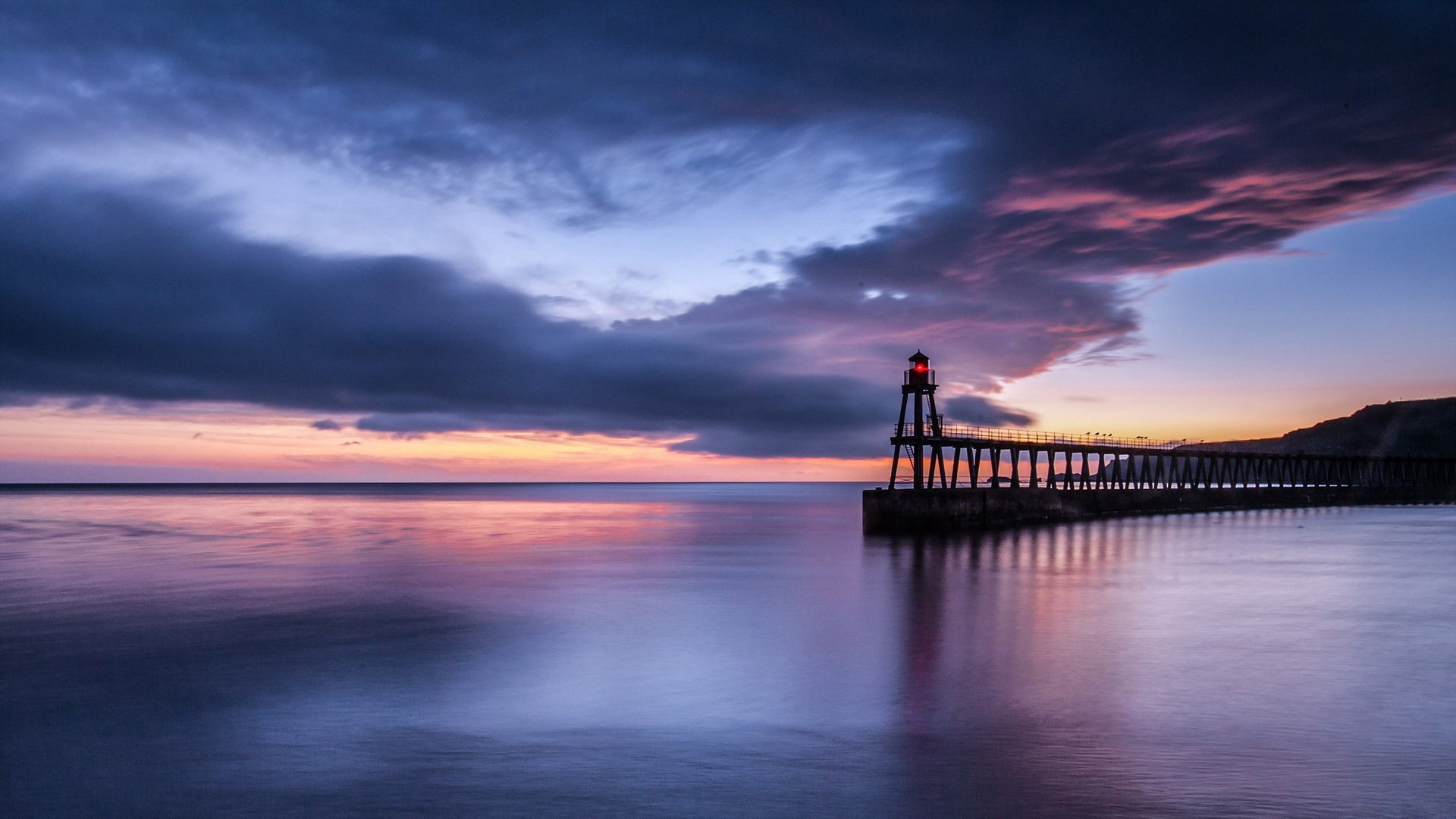 meer brücke landschaft