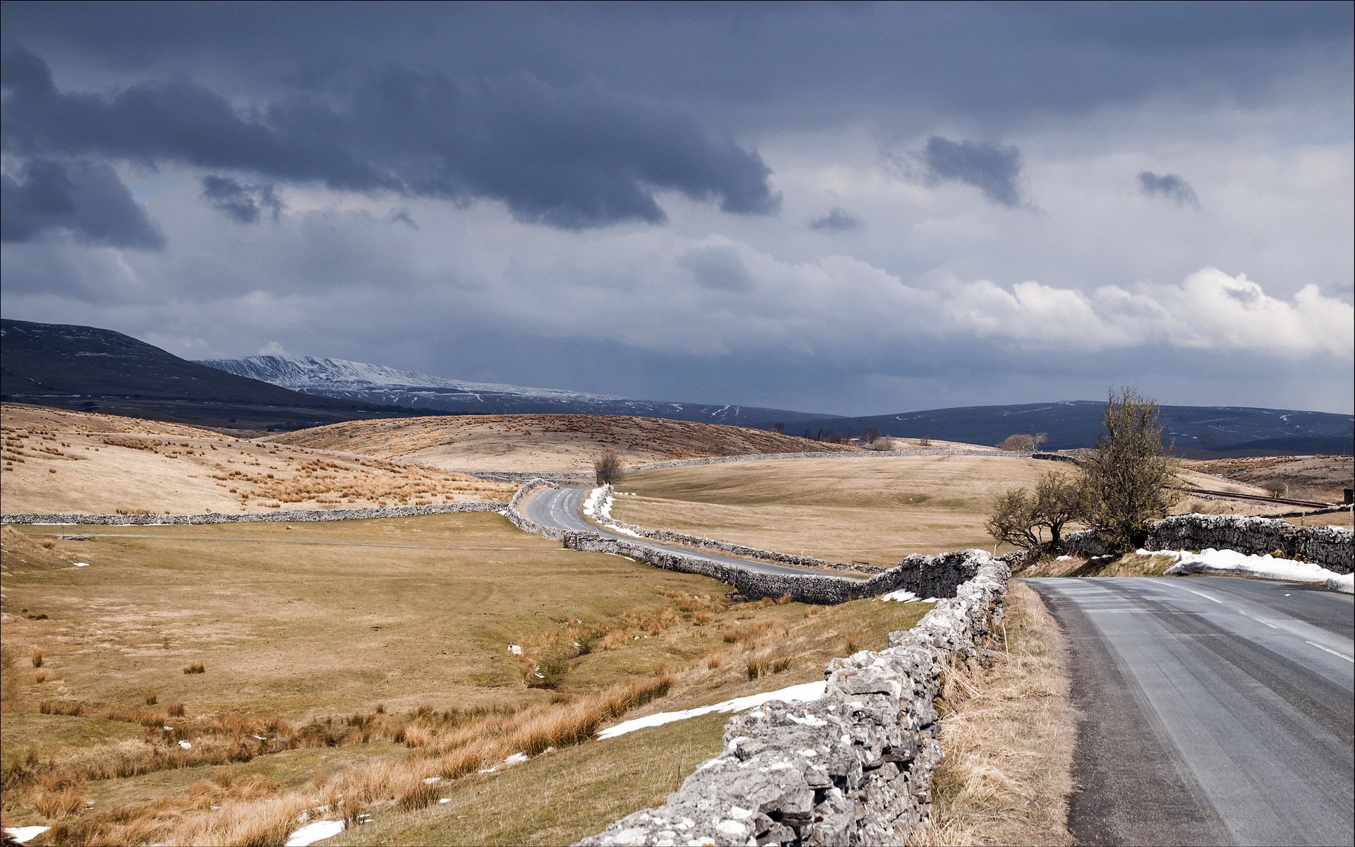 england selside straße feld landschaft