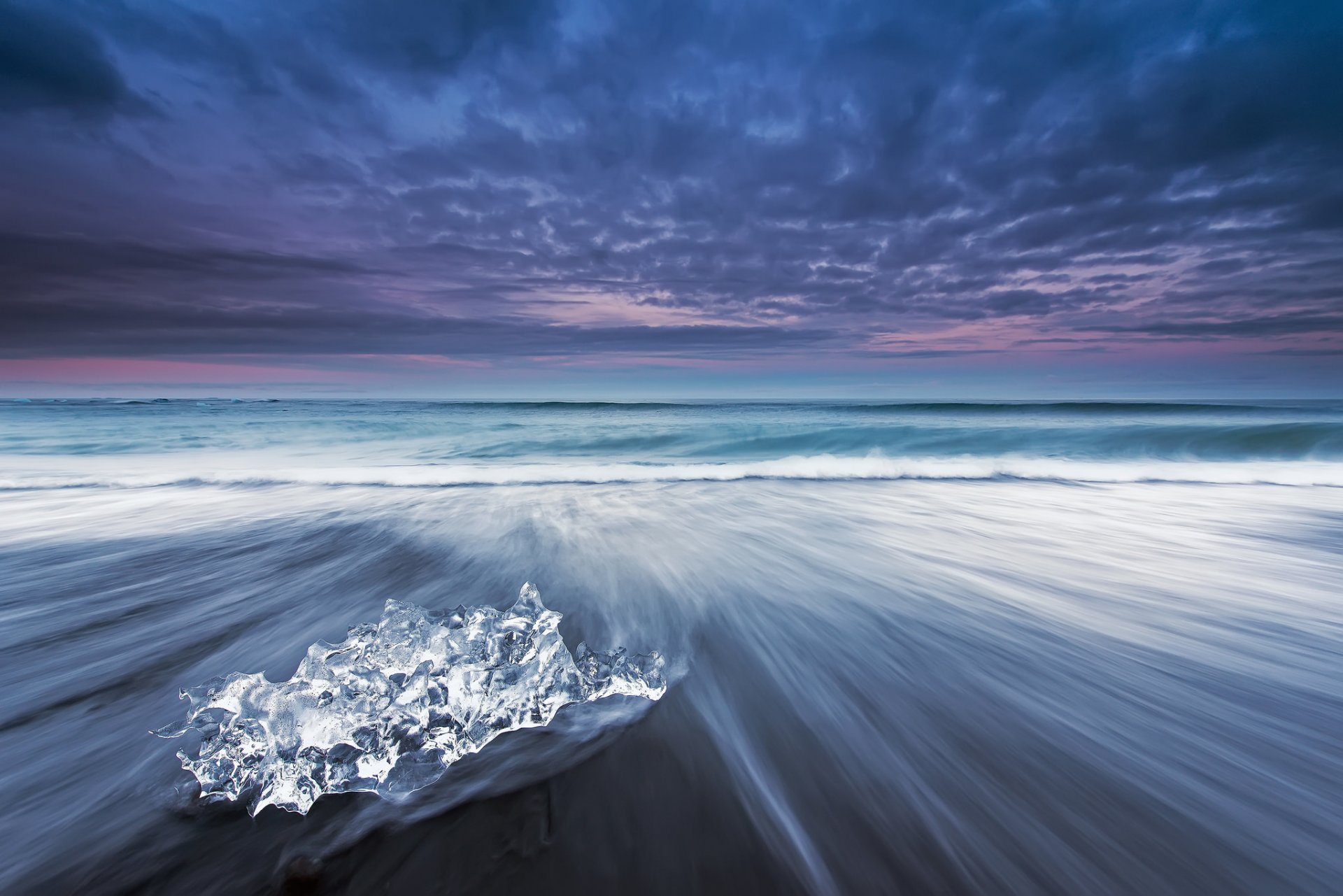 islande soir ciel nuages exposition