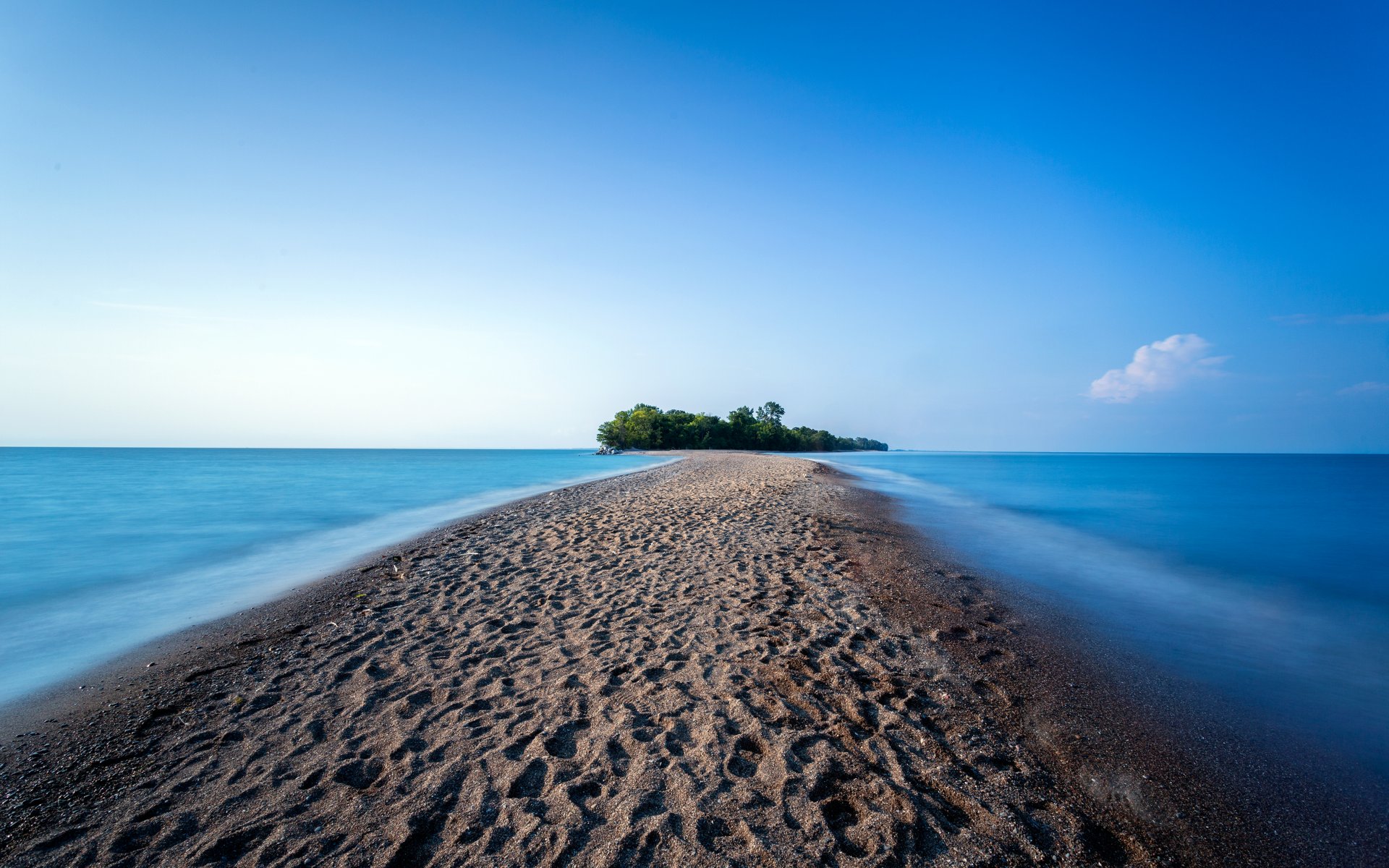 point pelé parc provincial ontario océan île côte sable